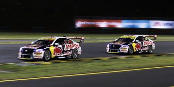 Shane van Gisbergen races during stop 9 of the Supercars Championship in Sydney, New South Wales, Australia on November 6, 2021. // Mark Horsburgh/Red Bull Content Pool // SI202111180266 // Usage for editorial use only //