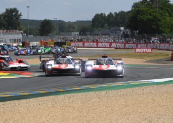 Toyota Gazoo Racing hypercars at Le Mans