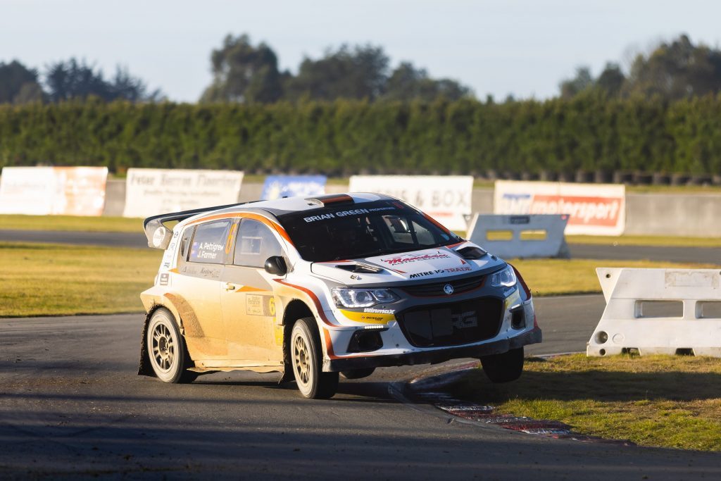 Ari Pettigrew in Holden Barina at South Canterbury Rally