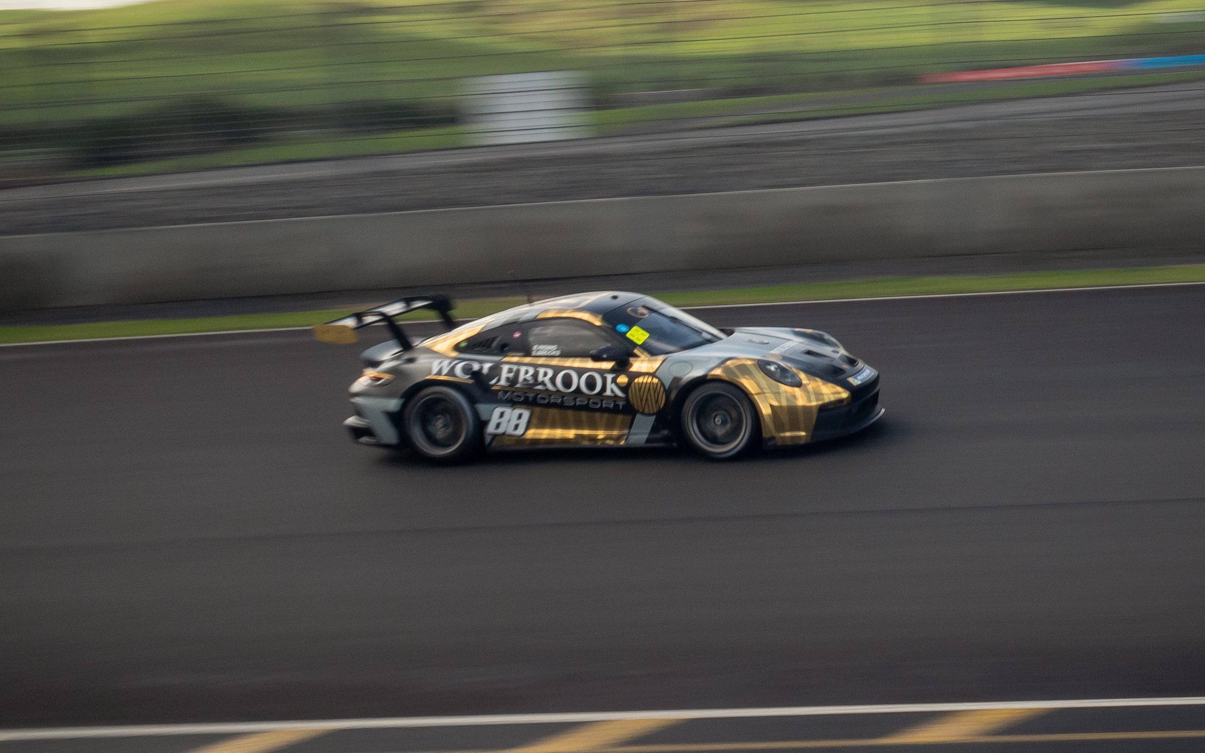 Porsche 992 race car at Hampton Downs