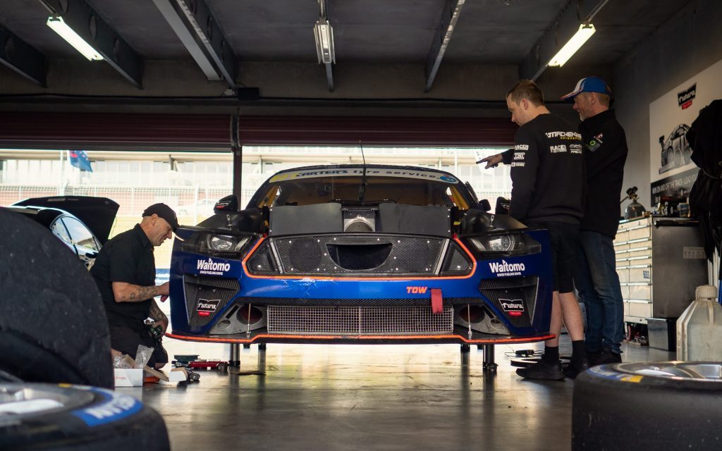 Marc 2 Mustang on jackstands