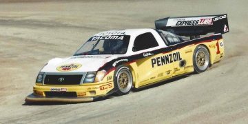 Rod Millen driving Toyota Tacoma at Pikes Peak hillclimb