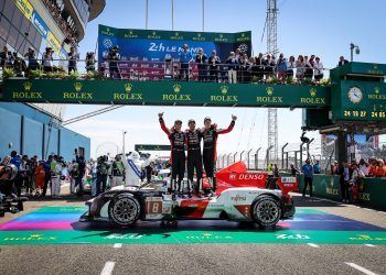 Toyota Gazoo GR010 Hybrid with Brendon Hartley win