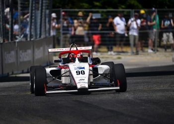 USF2000 car driven by Jacob Douglas at Toronto