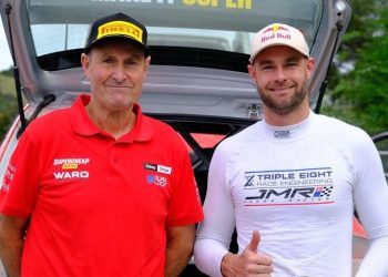 Shane van Gisbergen and Robert van Gisbergen at Far North Rally