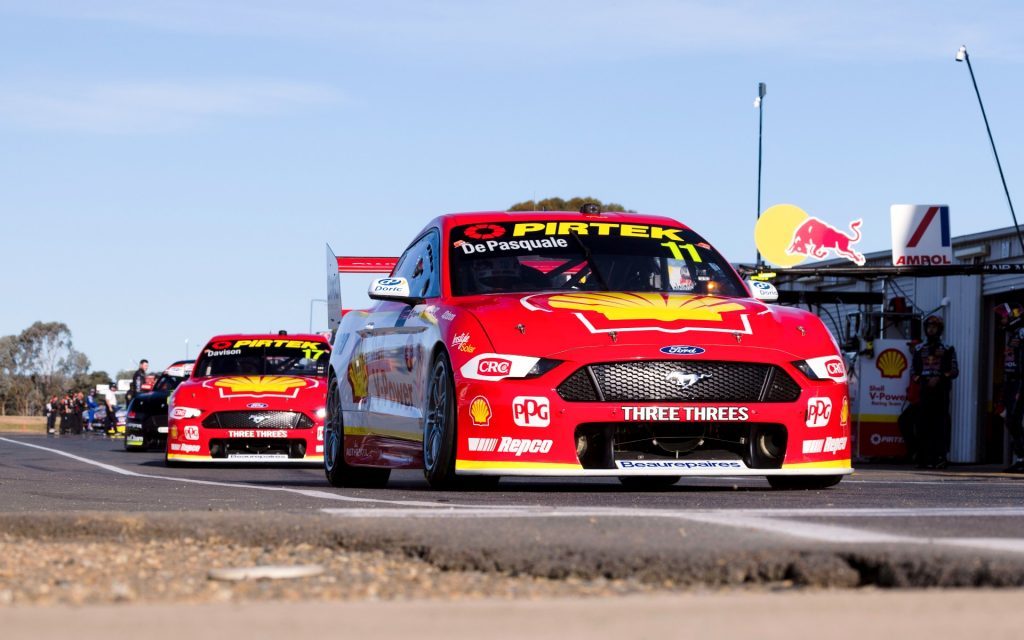 Dick Johnson Racing Ford Mustang Supercars front three quarter view