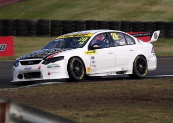 Image Racing Ford FG Falcon at Sandown International Motor Raceway being raced by Jordan Michels