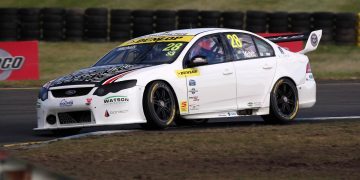 Image Racing Ford FG Falcon at Sandown International Motor Raceway being raced by Jordan Michels