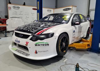 Jordan Michels Ford FG Falcon Super3 car