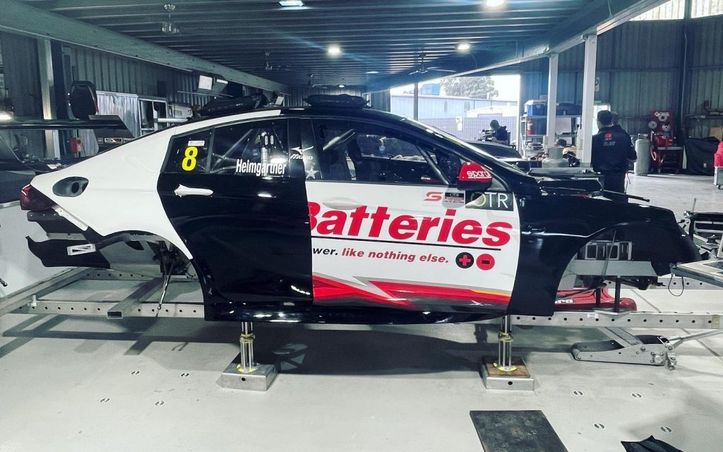 Andre Heimgartner #8 Holden Commodore ZB Supercar being built at Brad Jones Racing