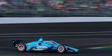 Scott McLaughlin racing Team Penske IndyCar at Gallagher Grand Prix