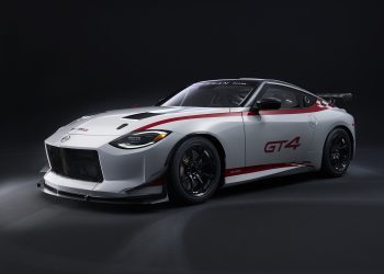 Nissan Z GT4 front three quarter view