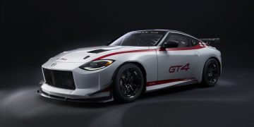 Nissan Z GT4 front three quarter view