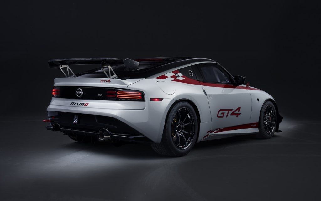 Nissan Z GT4 rear three quarter view