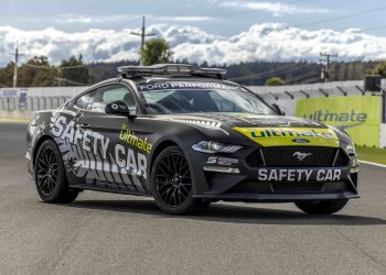 Supercars Safety Car Pukekohe tribute livery front three quarter view