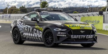 Supercars Safety Car Pukekohe tribute livery front three quarter view