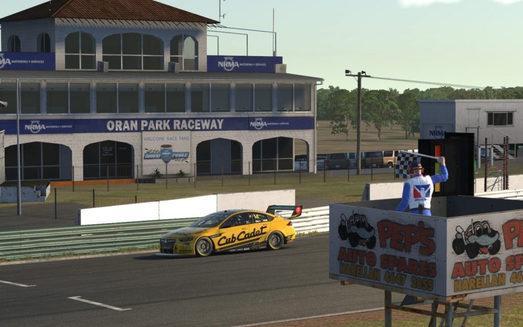 Oran Park Raceway in iRacing simulator