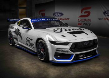 Ford Mustang Gen3 Supercar front three quarter view