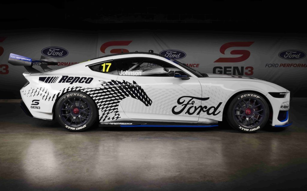Ford Mustang Gen3 Supercar side view