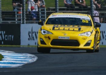 Christina Orr-West racing Toyota 86 front view