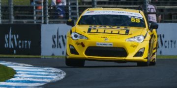 Christina Orr-West racing Toyota 86 front view