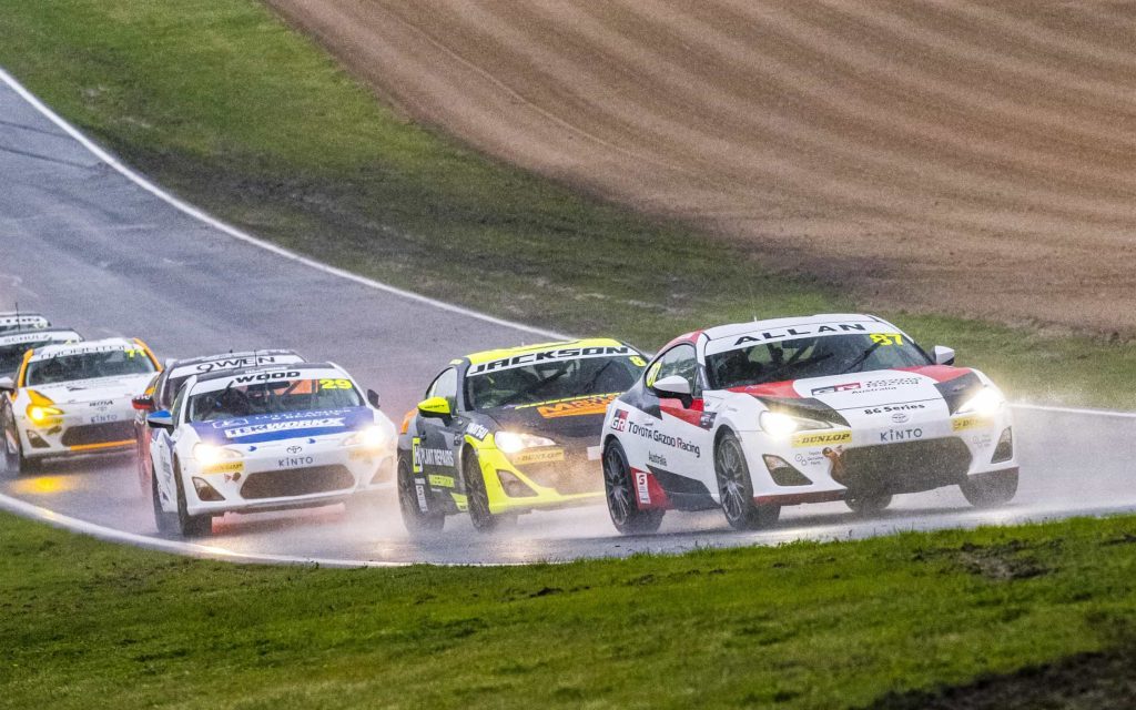 Hugo Allan leads Toyota 86 field at Bathurst in wet conditions