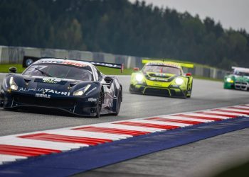 Ferrari 488 DTM car at Red Bull Ring in Austria