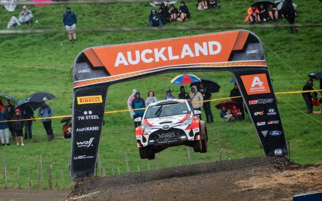 Jack Hawkeswood jumping rally car at Jack'd Ridge