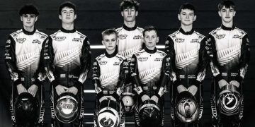 New Zealand Super Seven karting team