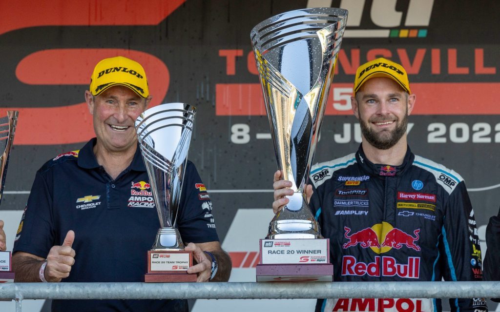 Shane van Gisbergen with dad at Townsville 2022