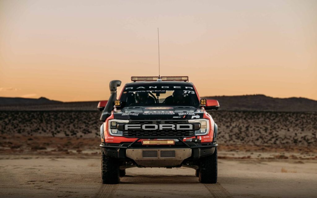 Ford Ranger Raptor Baja race truck front view