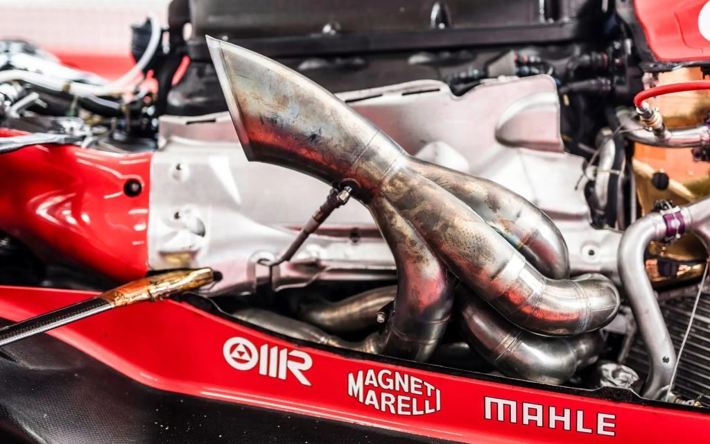 Michael Schumacher's Ferrari F2003 GA exhaust