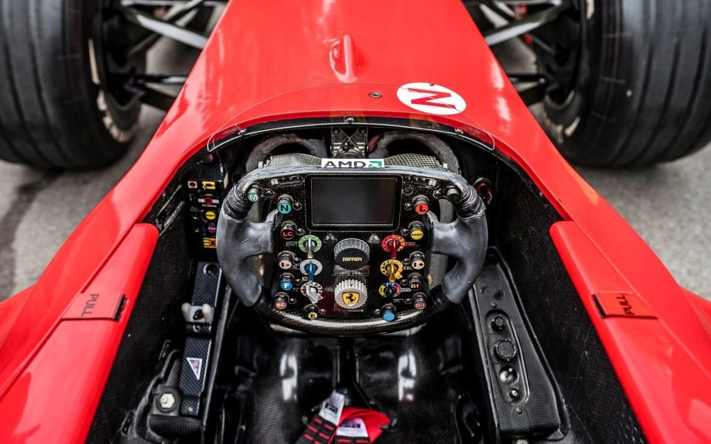 Michael Schumacher's Ferrari F2003 GA steering wheel