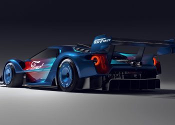 Ford GT Mk IV rear three quarter view