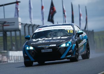 Clay Osborne racing Toyota 86 at Hampton Downs