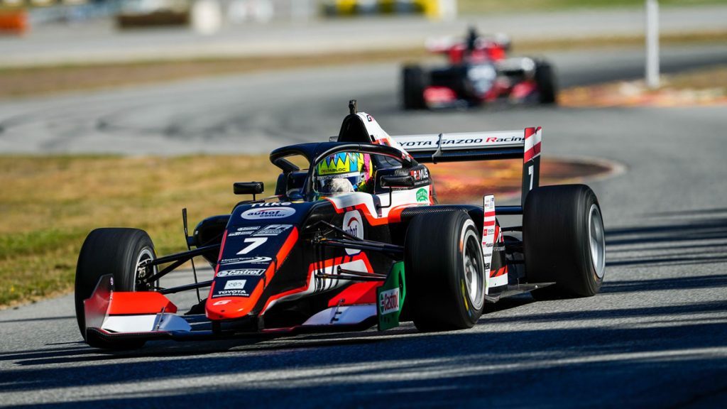 Charlie Wurz racing Toyota Formula Regional car at Super Sprint round one 