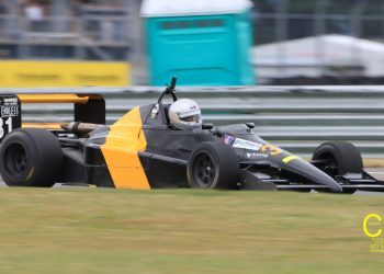 James Watson racing Formula Atlantic at 2023 Historic GP