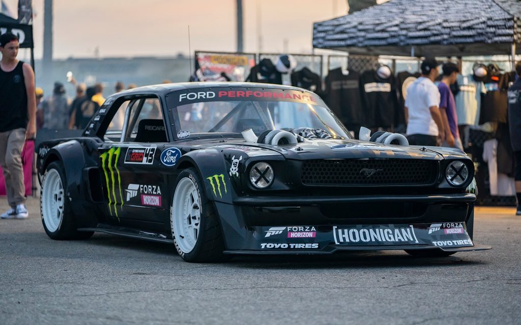 Ken Block's Ford Mustang Hoonicorn front three quarter view