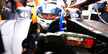 Liam Lawson sitting in Red Bull Formula 1 car