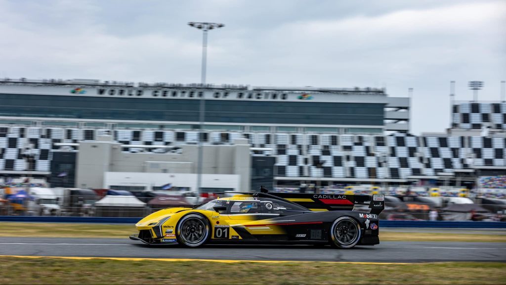 Scott Dixon's Cadillac GTP car at 2023 24 Hours of Daytona