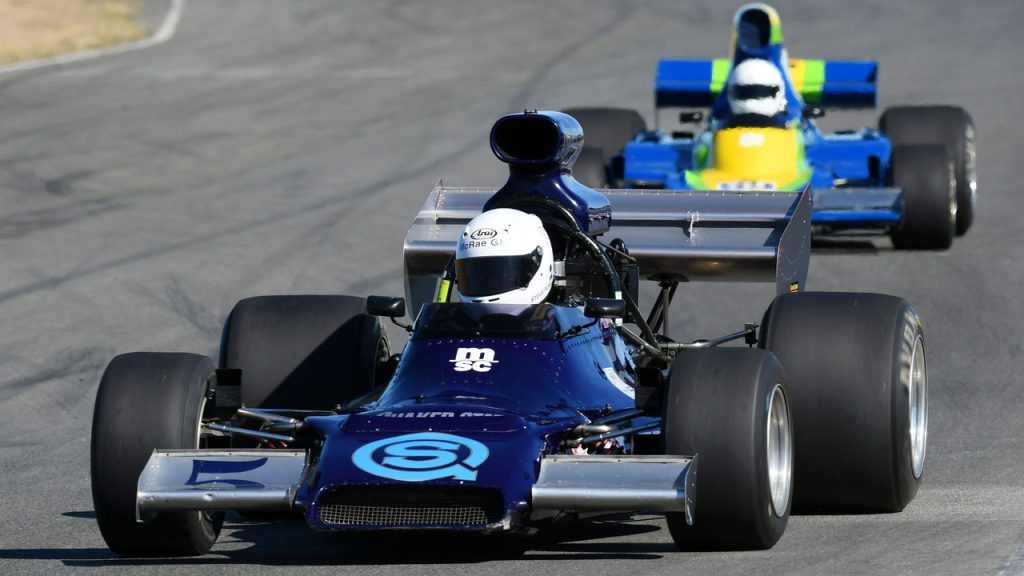 Steve Ross racing F5000 car at Skope Classic