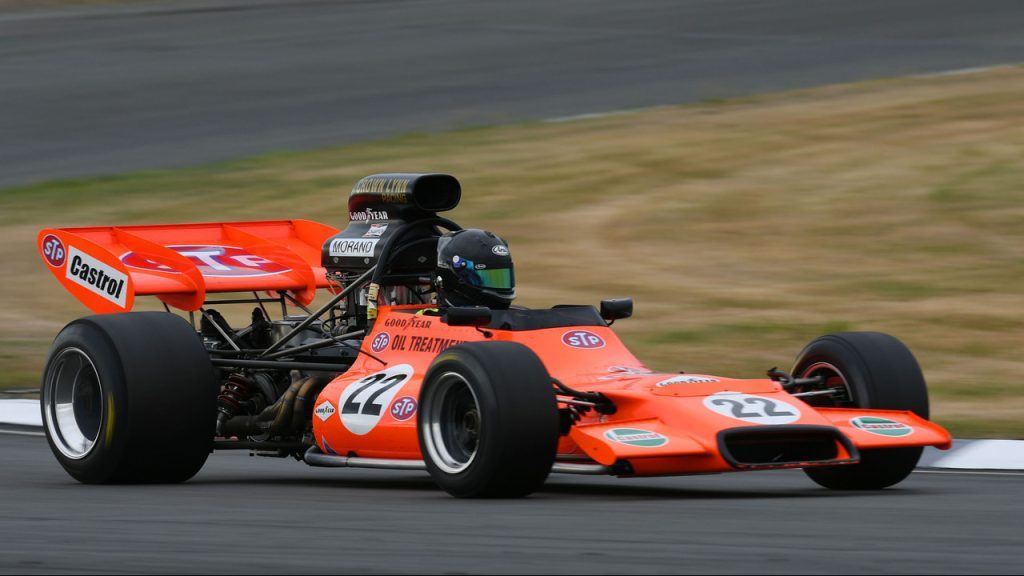 Michael Collins racing F5000 car at Skope Classic