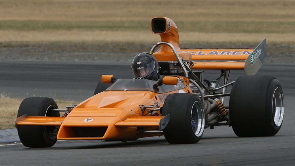 Tim Rush racing F5000 car at Skope Classic