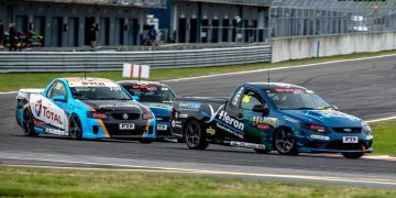 V8 Utes battle at Taupo International Motorsport Park