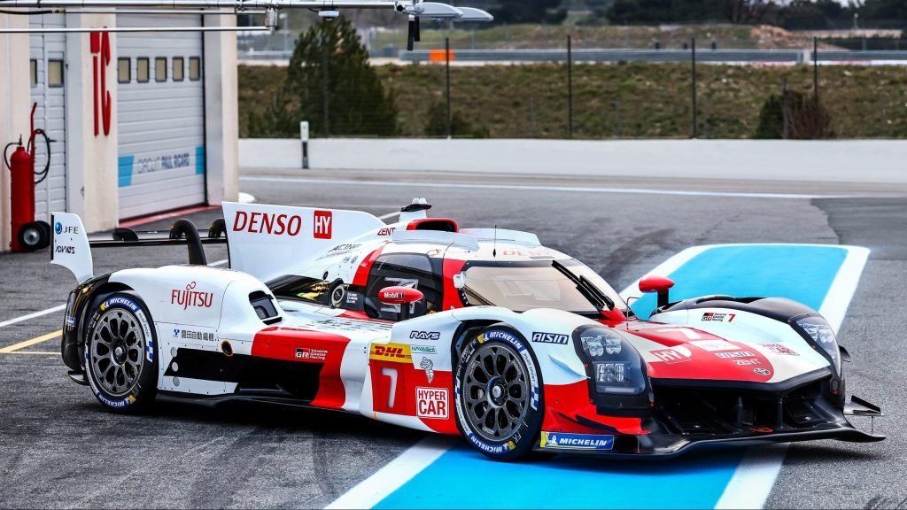 2023 Toyota Gazoo Racing GR010 Hybrid Hypercar in pits