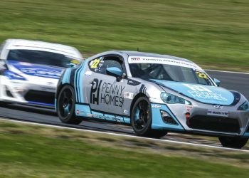 John Penny racing Toyota 86 at Taupo International Motorsport Park