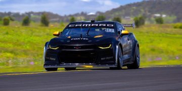 Chevrolet Camaro Supercar Gen3 testing on track