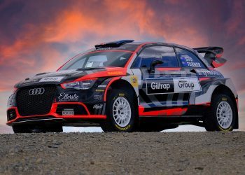 Shane van Gisbergen's Audi A1 rally car