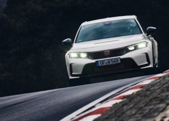 Honda Civic Type R at Nurburgring