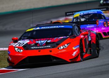 Brendon Leitch Leipert Motorsport Lamborghini Huracan GT3 at Catalunya